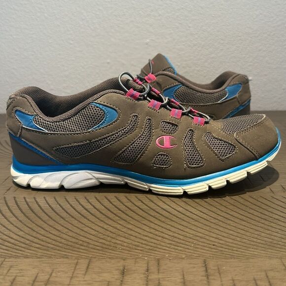 Champion Blue/Pink Sneakers Size 9 - Picture 2 of 7